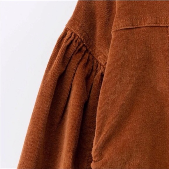 Rust Corduroy Jacket - Picture 7 of 8